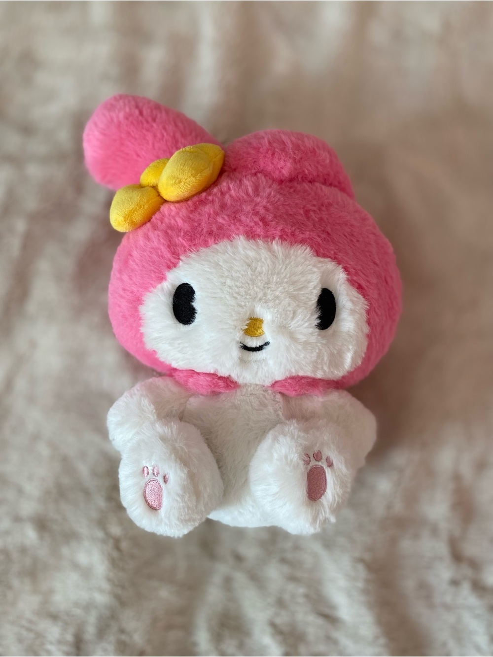 Sanrio My Melody approximately 10” fluffy plush